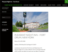 Tablet Screenshot of pleasantnightinn.com